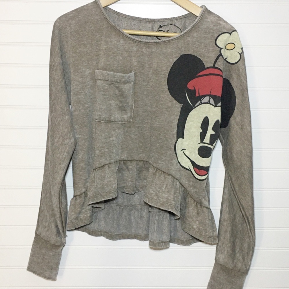 DISNEY | Peplum Hi-Lo Minnie Sweatshirt